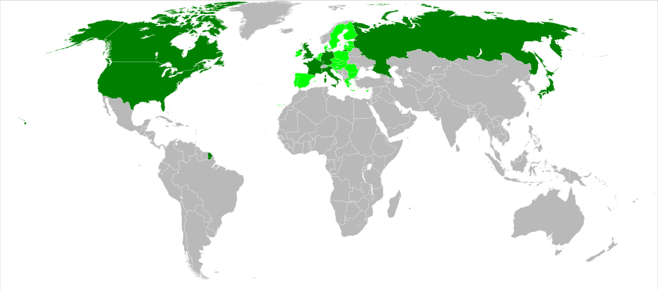 図1 主要8ヶ国および欧州連合